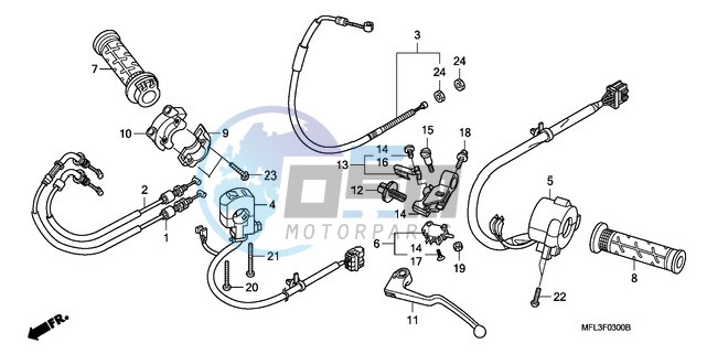 HANDLE LEVER/SWITCH/CABLE