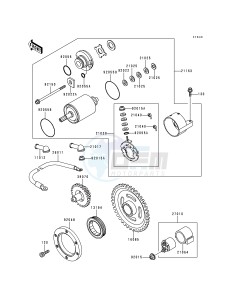 KVF 400 B [PRAIRIE 400] (B1) [PRAIRIE 400] drawing STARTER MOTOR