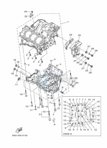 XSR900 MTM850 (BAEE) drawing CRANKCASE