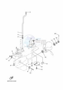 F30BEHD drawing PROPELLER-HOUSING-AND-TRANSMISSION-2