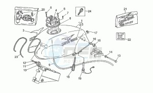 Sport Corsa 1100 drawing Fuel tank