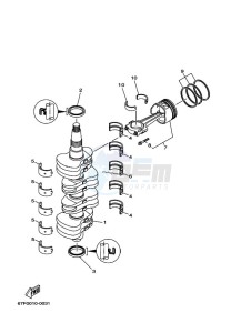 F80AETL drawing CRANKSHAFT--PISTON