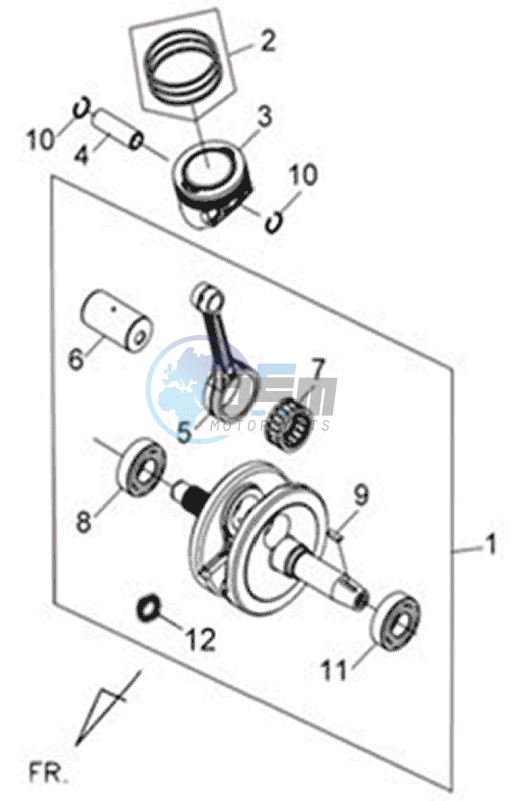 CRANKCASE L / R / STARTER