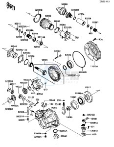 KLF 300 A [BAYOU 300] (A1) [BAYOU 300] drawing DRIVE SHAFT_FINAL GEARS