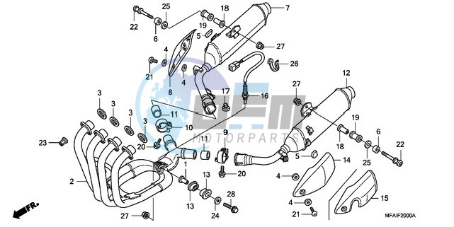 EXHAUST MUFFLER