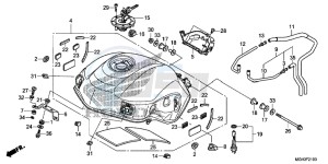 VFR1200XDC drawing FUEL TANK