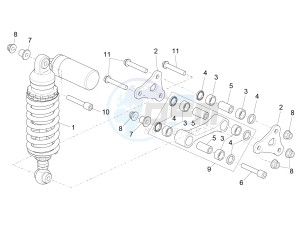 RSV4 1100 RACING FACTORY E4 ABS (EMEA-GSO) drawing Shock absorber