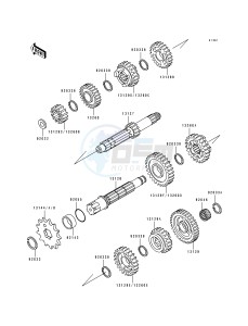 KX 500 E [KX500] (E1-E3) [KX500] drawing TRANSMISSION