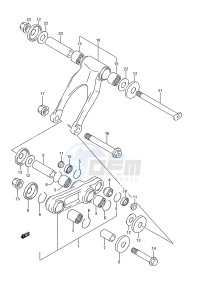 RM250 (E28) drawing CUSHION LEVER (MODEL K)