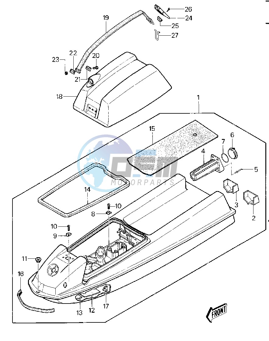 HULL_ENGINE HOOD -- 82-83 JS440-A6_A7- -