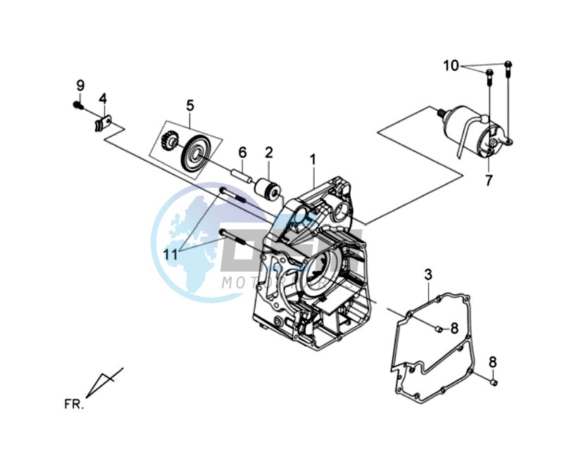 CRANKCASE RIGHT