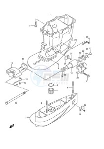 DF 250 drawing Drive Shaft Housing