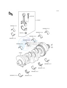 ZX 750 L [NINJA ZX-7] (L1-L3) [NINJA ZX-7] drawing CRANKSHAFT