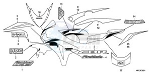 CBR1000RR9 KO / HRC MK drawing STRIPE/MARK (2)