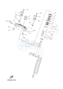 XT660Z TENERE (2BD7 2BD7 2BD7) drawing STEERING