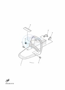 PW50 (BSL3) drawing FRONT FENDER