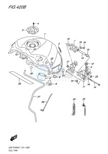 GSX-R1000 EU drawing FUEL TANK (YKV,YVZ)