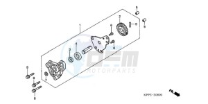 CBR125RW9 Europe Direct - (ED) drawing OIL PUMP