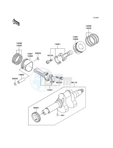 MULE 3000 KAF620G6F EU drawing Crankshaft/Piston(s)