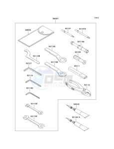 KLE 650 A [VERSYS EUROPEAN] (A7F-A8F) A7F drawing OWNERS TOOLS