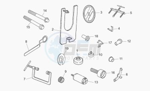 V 11 1100 Le Mans Le Mans drawing Specific tools II