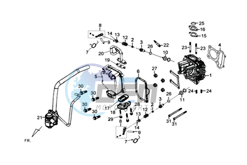 CYLINDER HEAD CPL