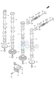 DF 250 drawing Camshaft (DF 250S)