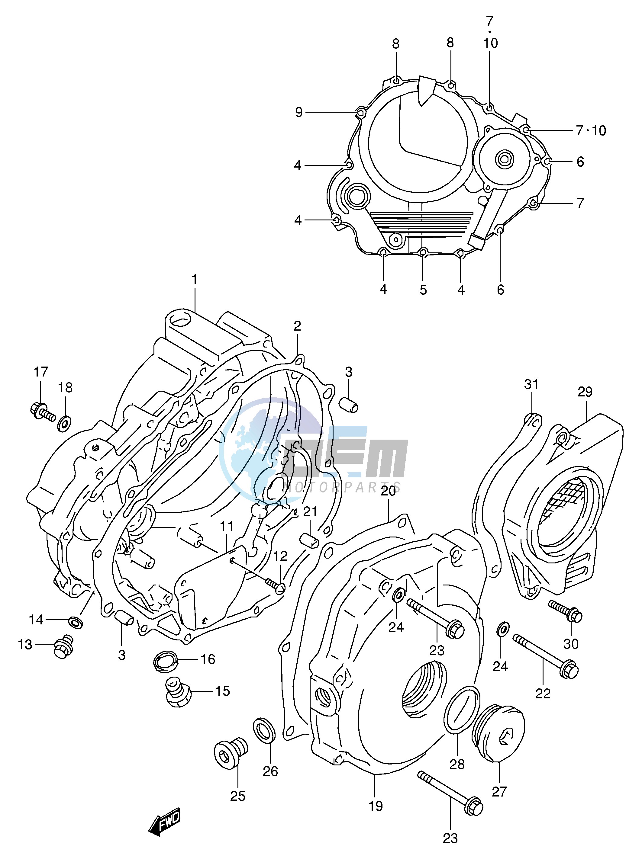 CRANKCASE COVER