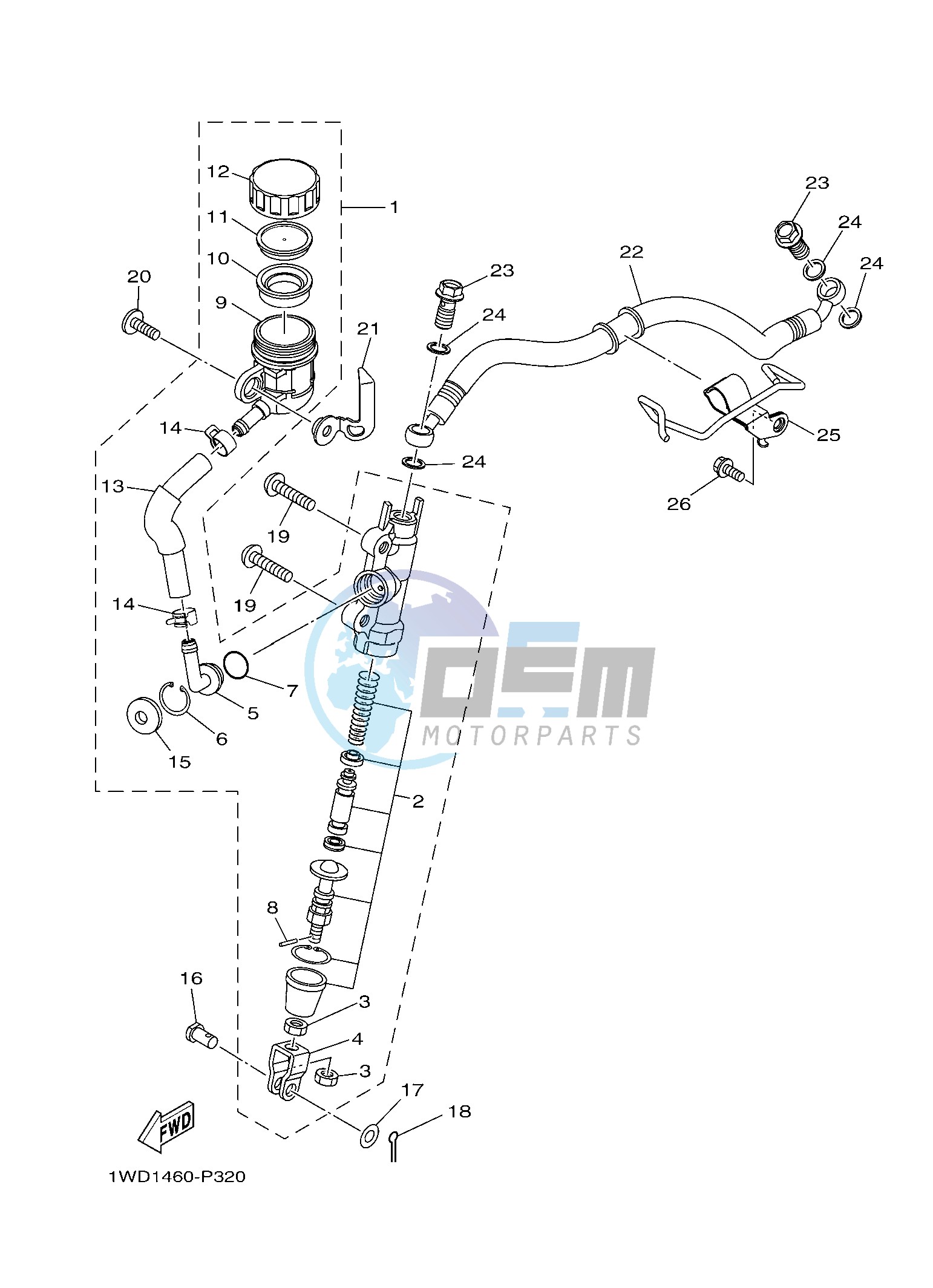 REAR MASTER CYLINDER