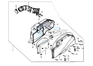 JOYRIDE - 150 cc drawing INTAKE