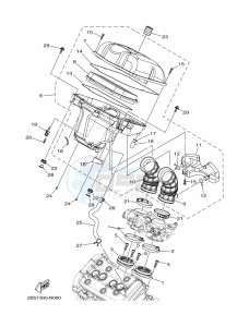 XT1200Z XT1200Z SUPER TENERE ABS (BP87) drawing INTAKE