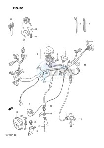 GSF400 (E2) Bandit drawing WIRING HARNESS