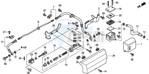 GL1500CD drawing REAR BRAKE MASTER CYLINDER