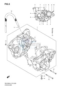 RM-Z450 EU drawing CRANKCASE