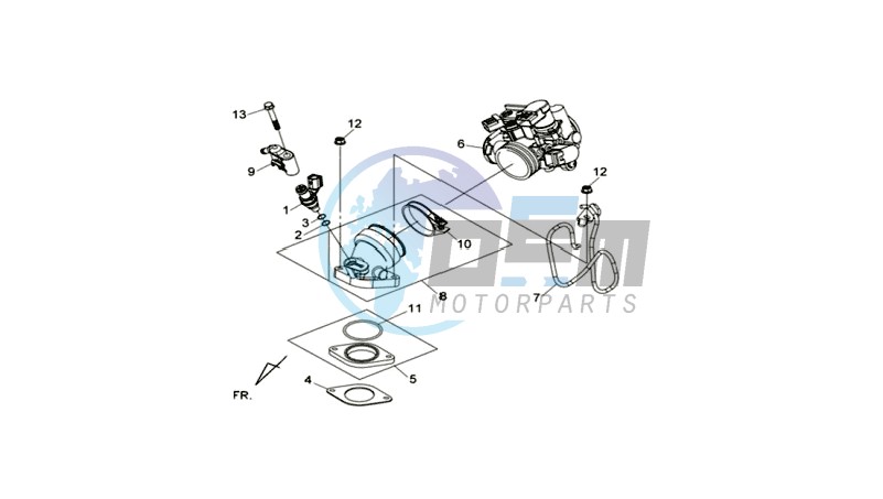 INLET / FUEL INJECTOR / THROTTLE VALVE BODY