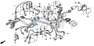 VT750DCA SHADOW SPIRIT drawing WIRE HARNESS