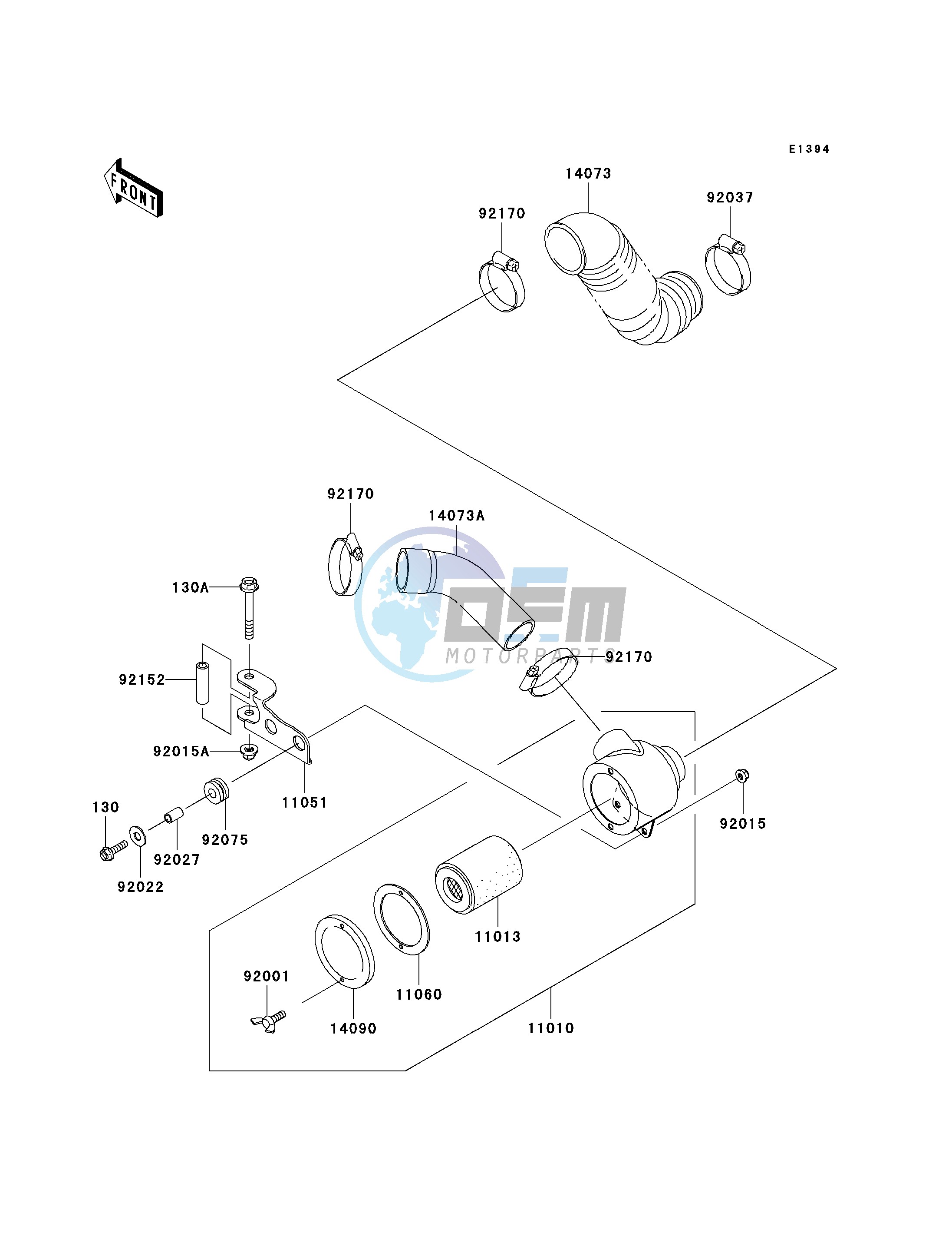 AIR CLEANER-BELT CONVERTER