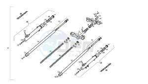 SENDA R DRD RACING - 50 CC VTHSR1D2B. EU2 drawing FRONT FORK MARZOCCHI