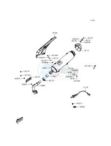 J300 ABS SC300BEF XX (EU ME A(FRICA) drawing Muffler(s)