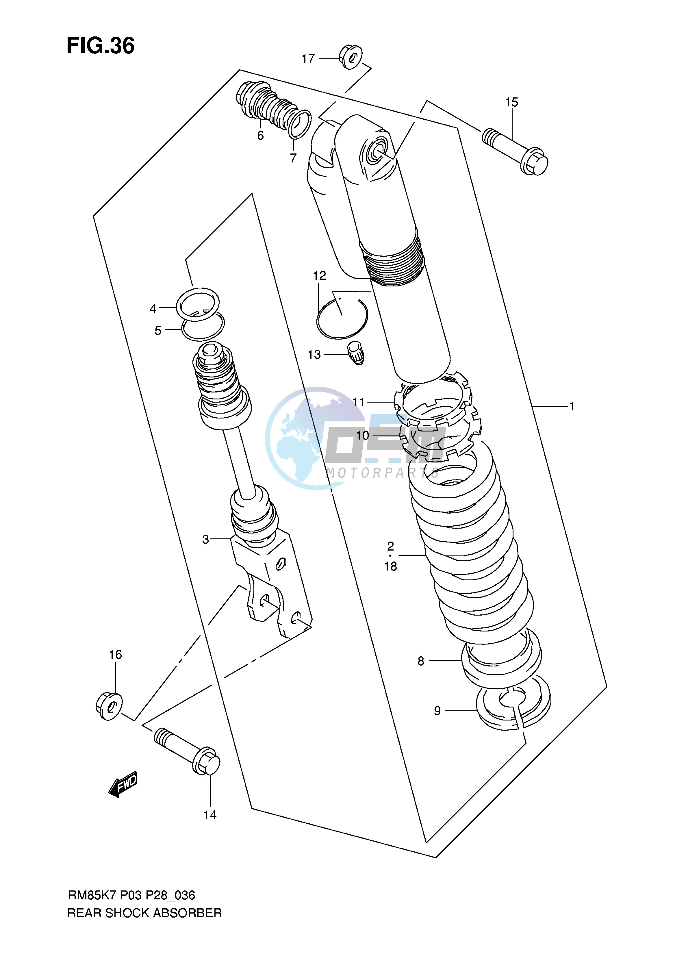 REAR SHOCK ABSORBER