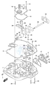 DF 250AP drawing Engine Holder