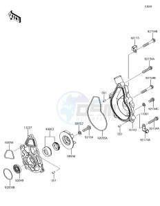 VULCAN S ABS EN650DHFA XX (EU ME A(FRICA) drawing Water Pump