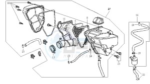 HUSKY 125 drawing AIRFILTER