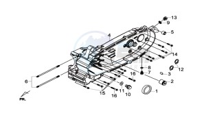 GTS 300 I drawing CRANKCASE LEFT