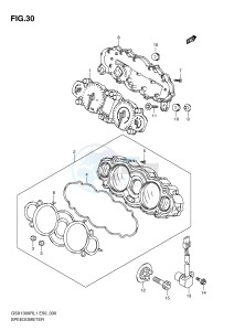 GSX1300R (E50) Hayabusa drawing SPEEDOMETER