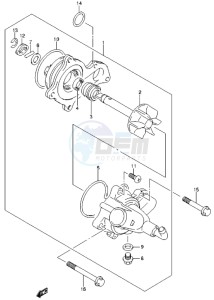 LT-A500X drawing WATER PUMP