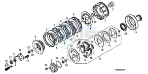 TRX250XA Europe Direct - (ED) drawing CLUTCH