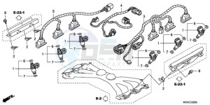 GL1800A France - (F / CMF) drawing INJECTOR