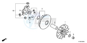 SH125B drawing DRIVE FACE