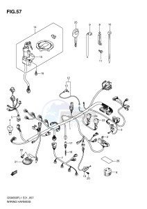 GSX650F (E21) Katana drawing WIRING HARNESS (GSX650FUAL1 E21)